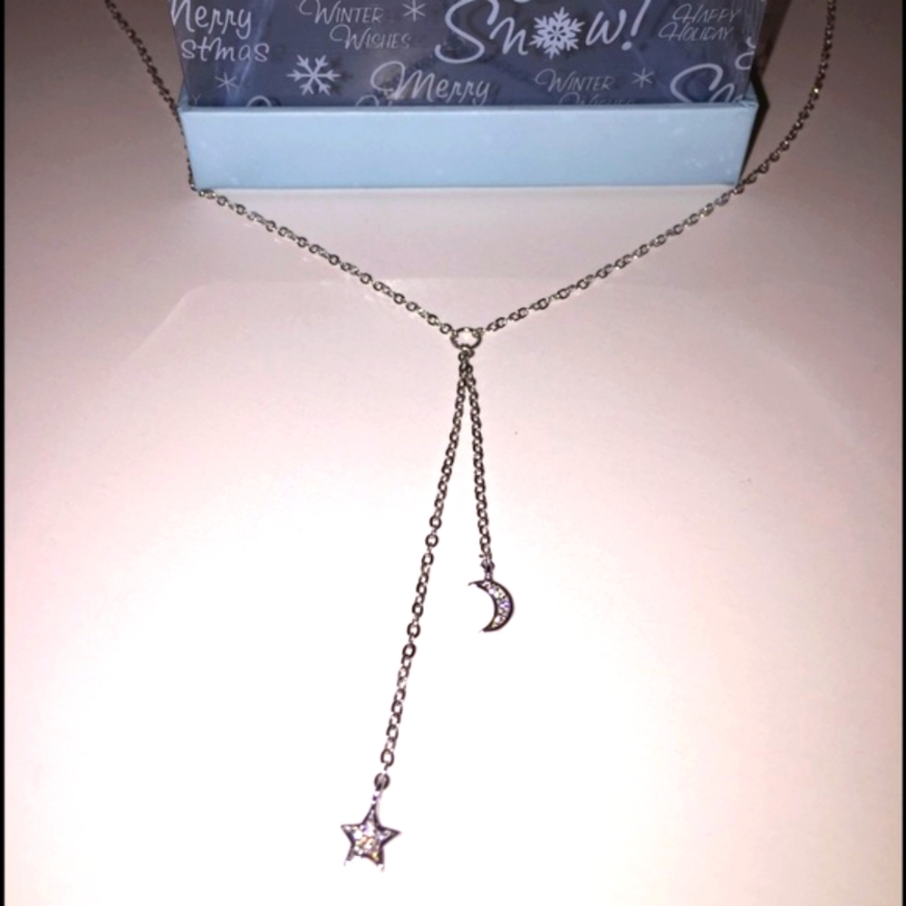 💫Moon & Stars on a Silver Chain💫